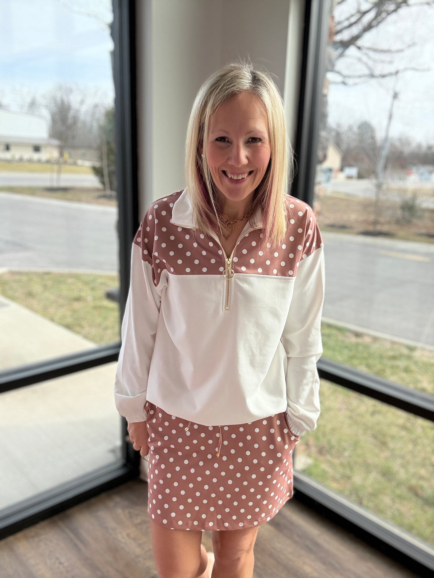 Mia Pullover- White Mocha