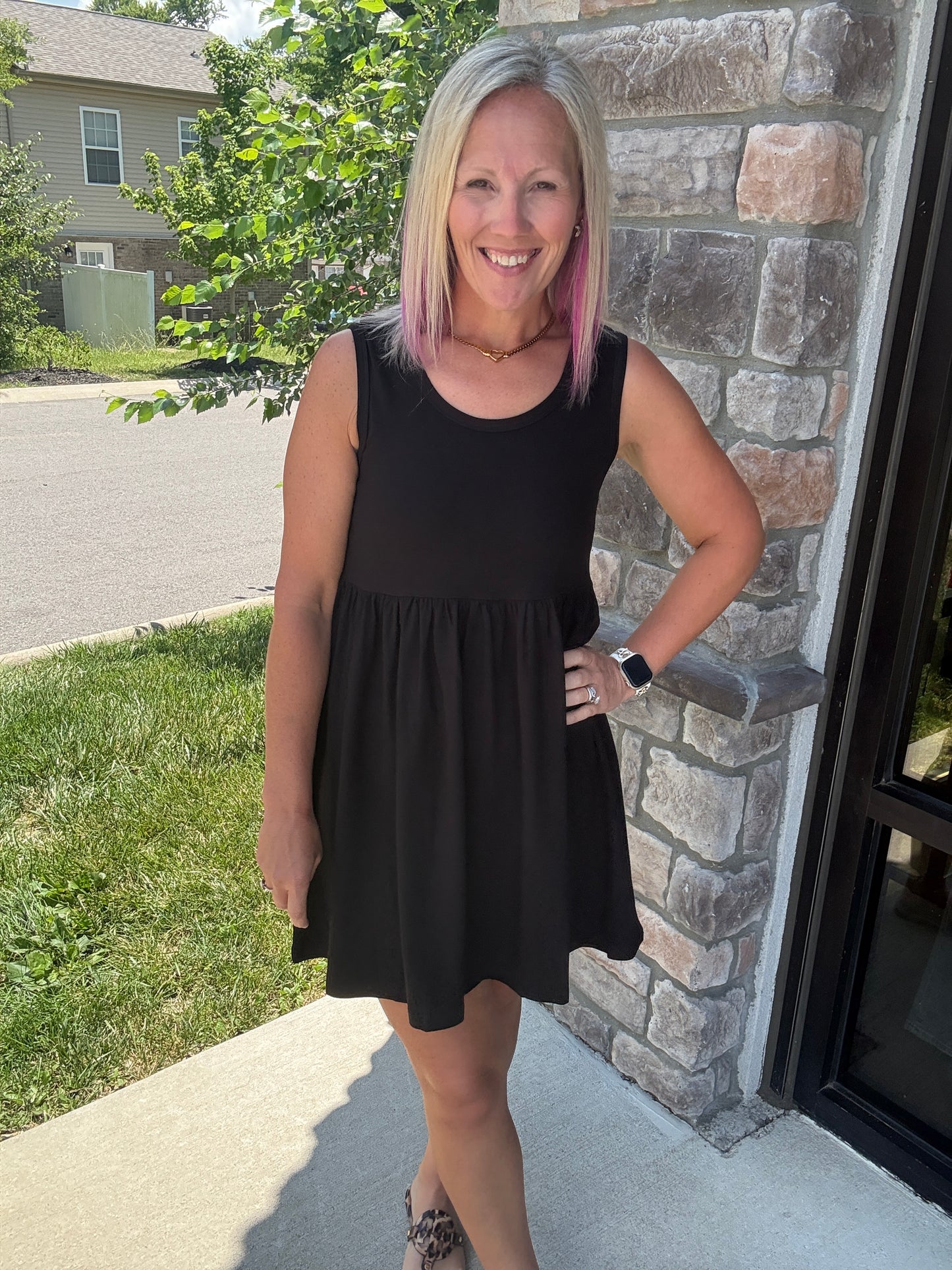 Summer Crush Dress- Black