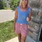 Sweet Scallop Tank- Blue