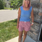 Sweet Scallop Tank- Blue