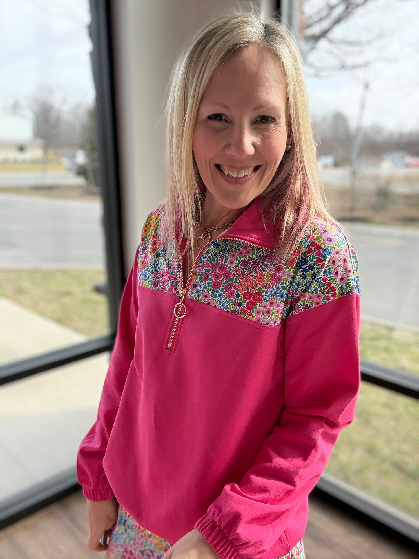 Mia Pullover- Falling For Florals