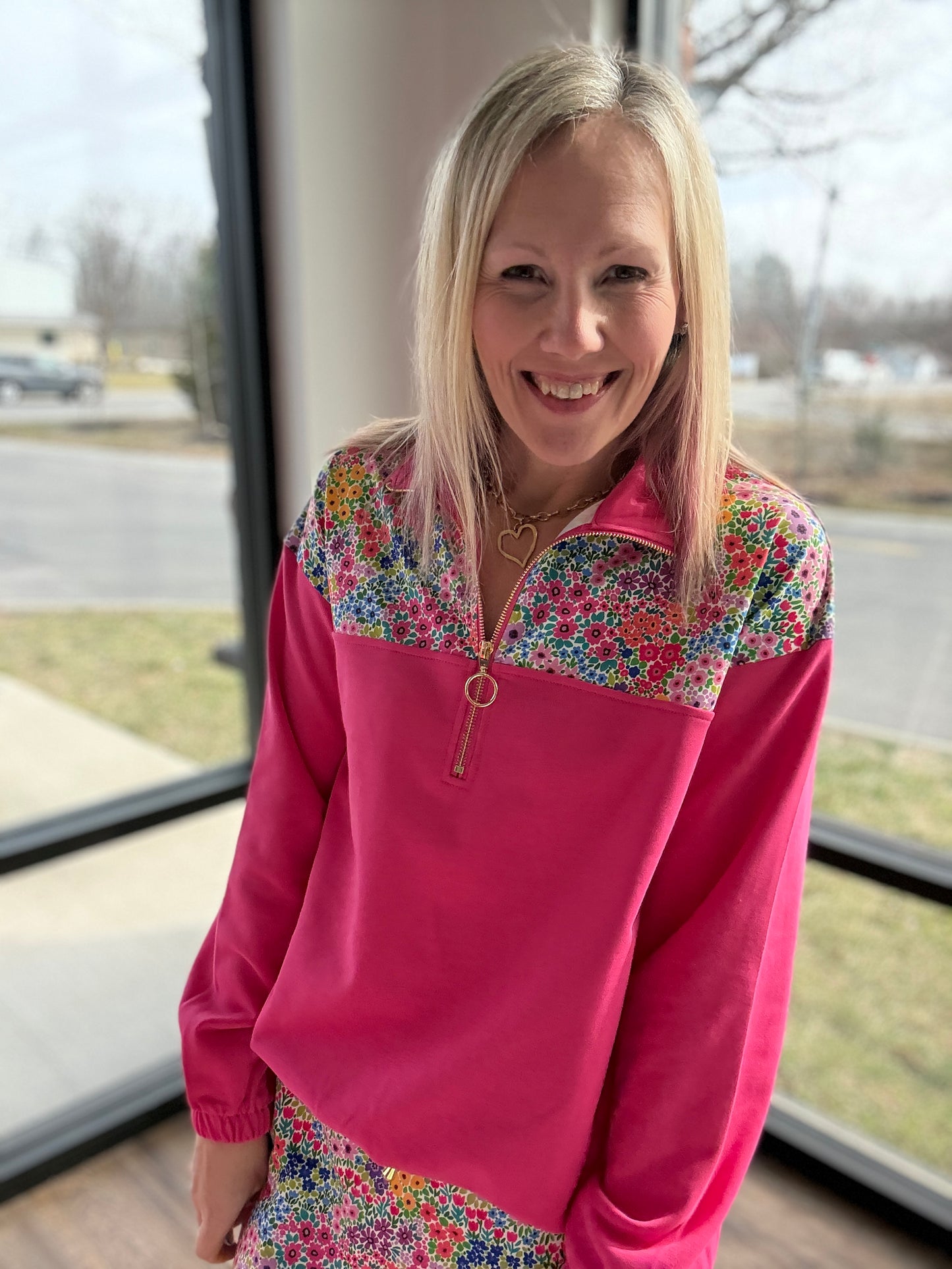 Mia Pullover- Falling For Florals