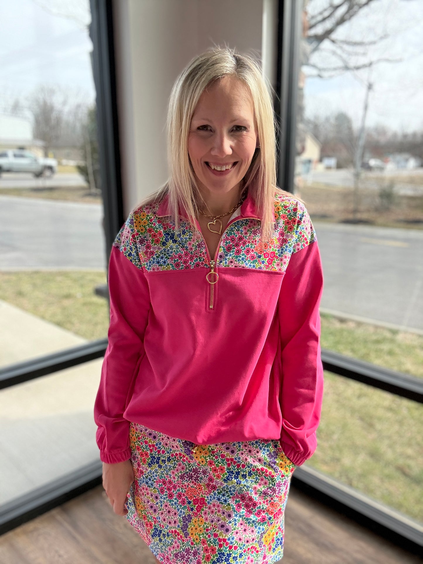 Mia Pullover- Falling For Florals