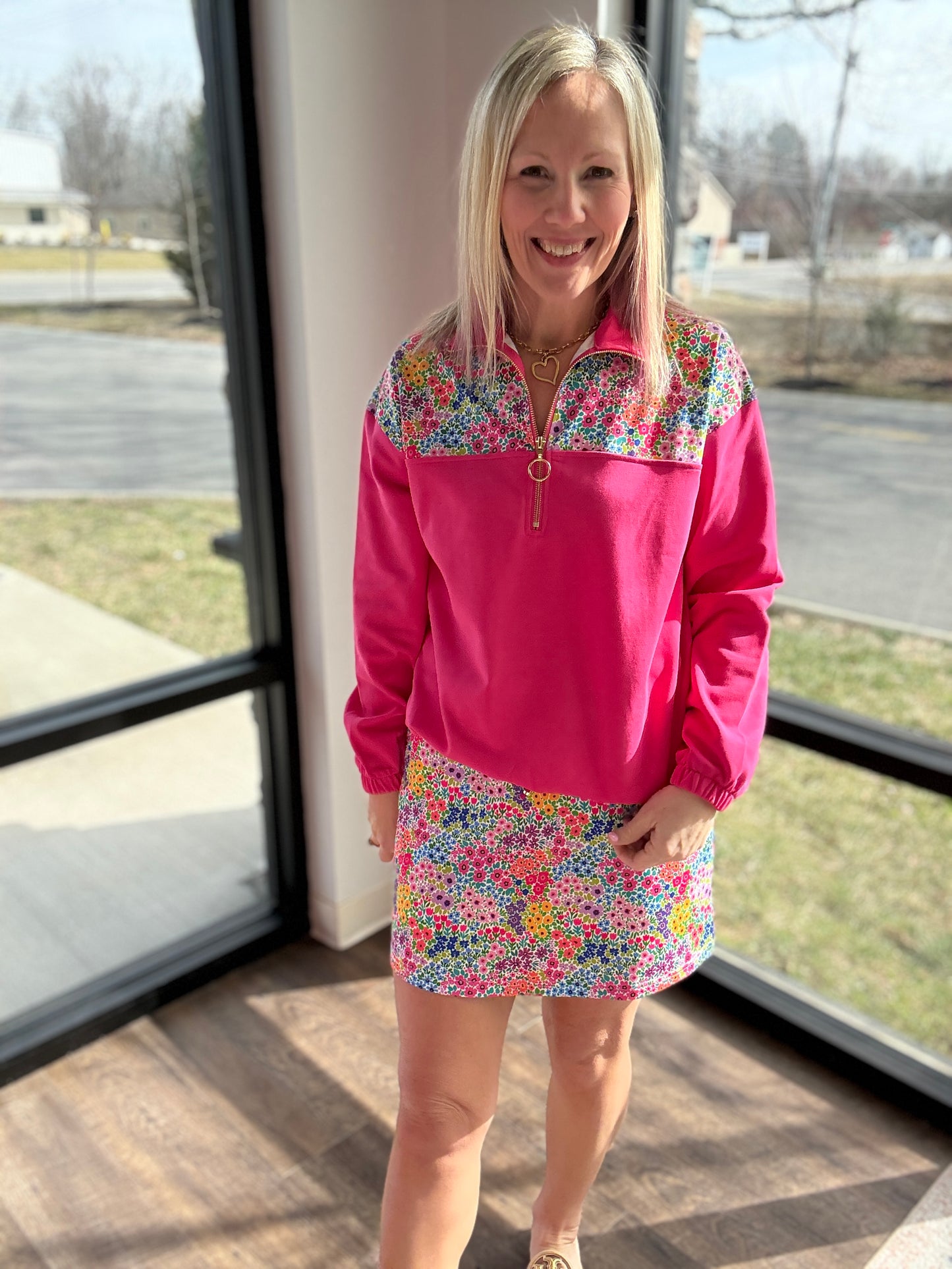 Mia Pullover- Falling For Florals