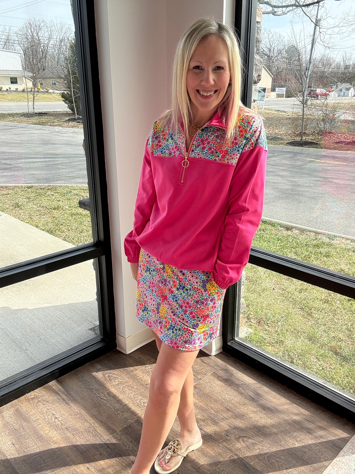 Mia Pullover- Falling For Florals