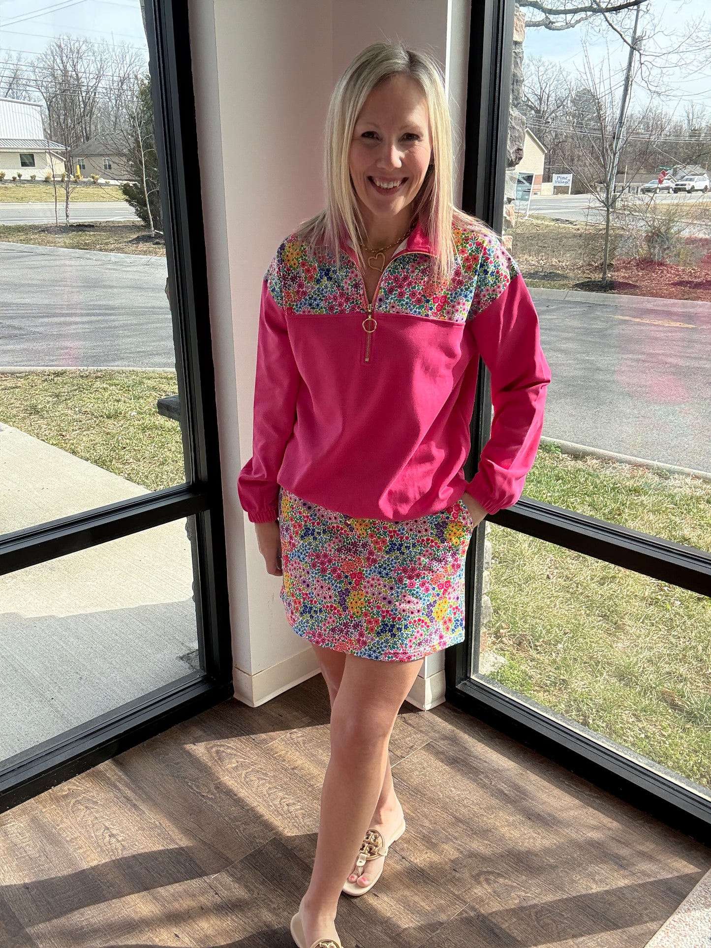 Mia Pullover- Falling For Florals