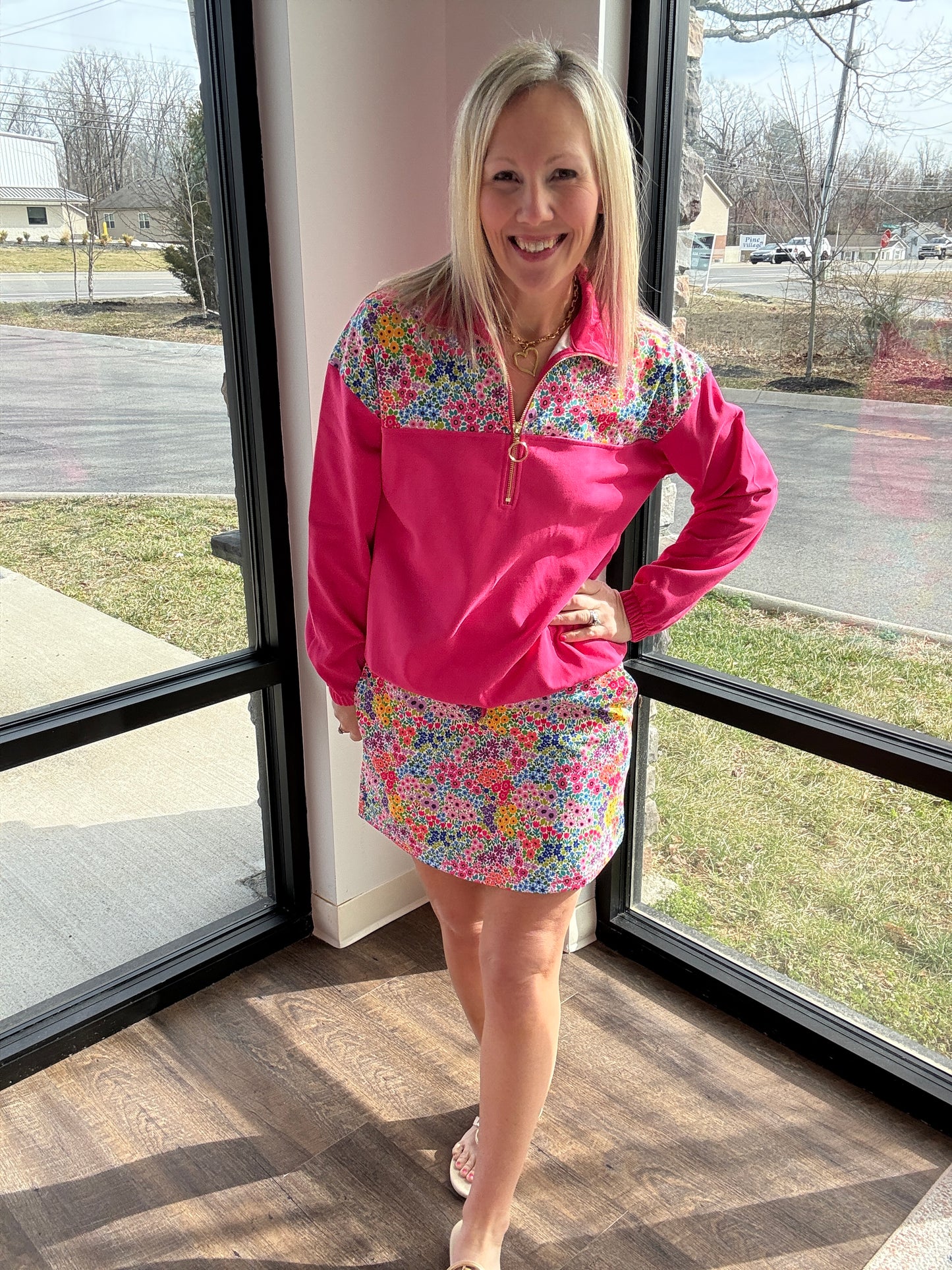 Mia Pullover- Falling For Florals