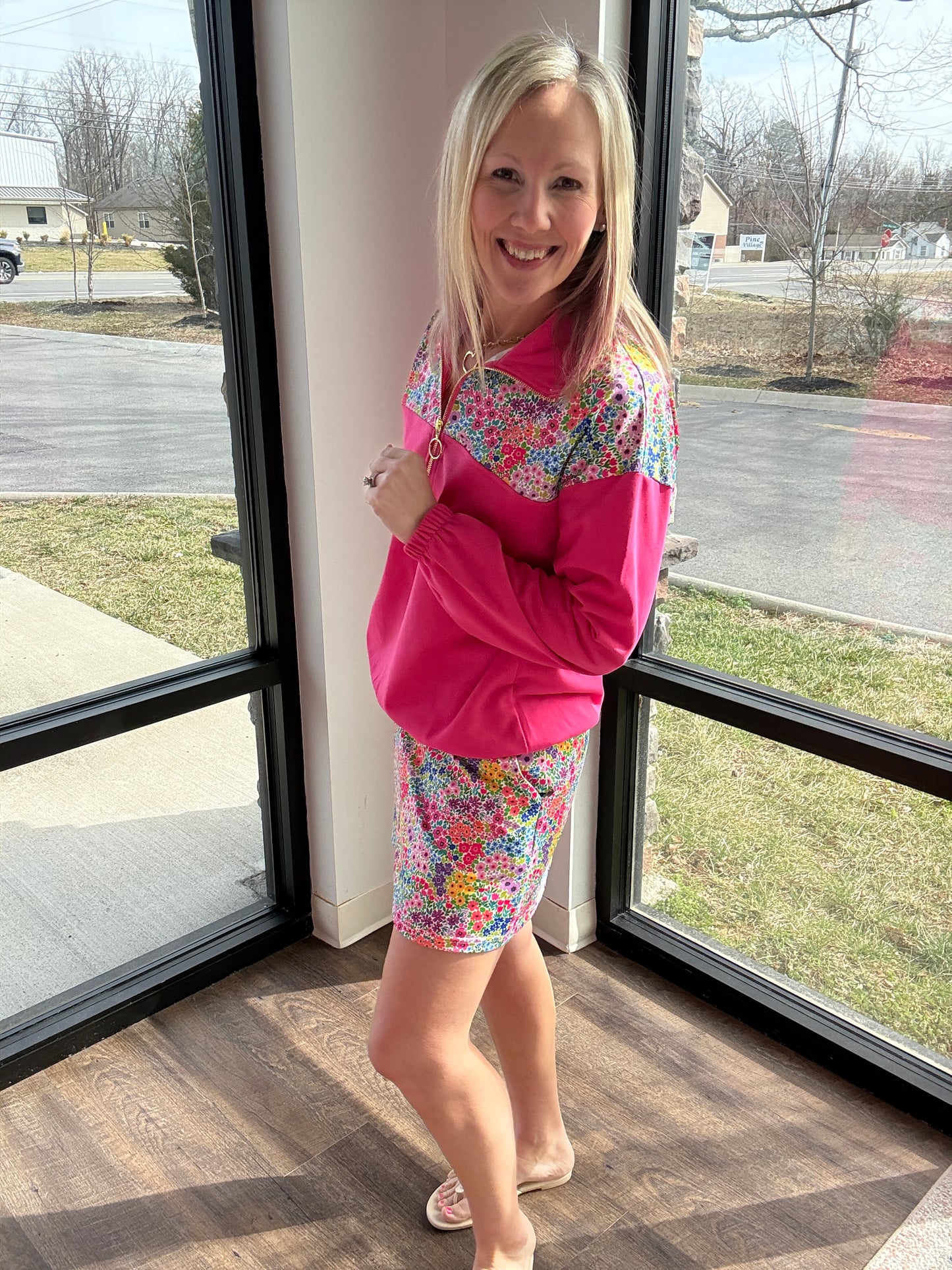 Mia Pullover- Falling For Florals
