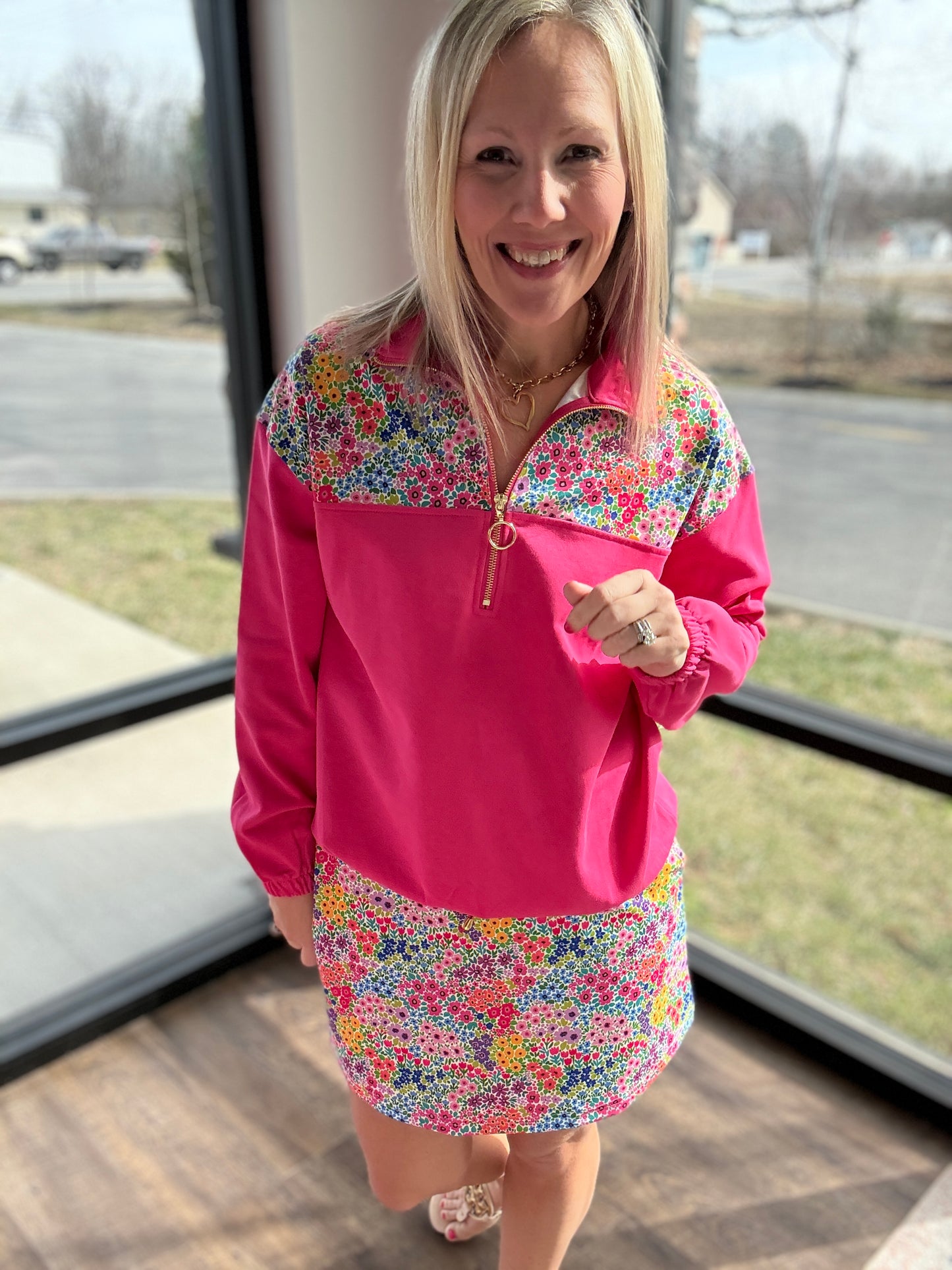 Mia Pullover- Falling For Florals