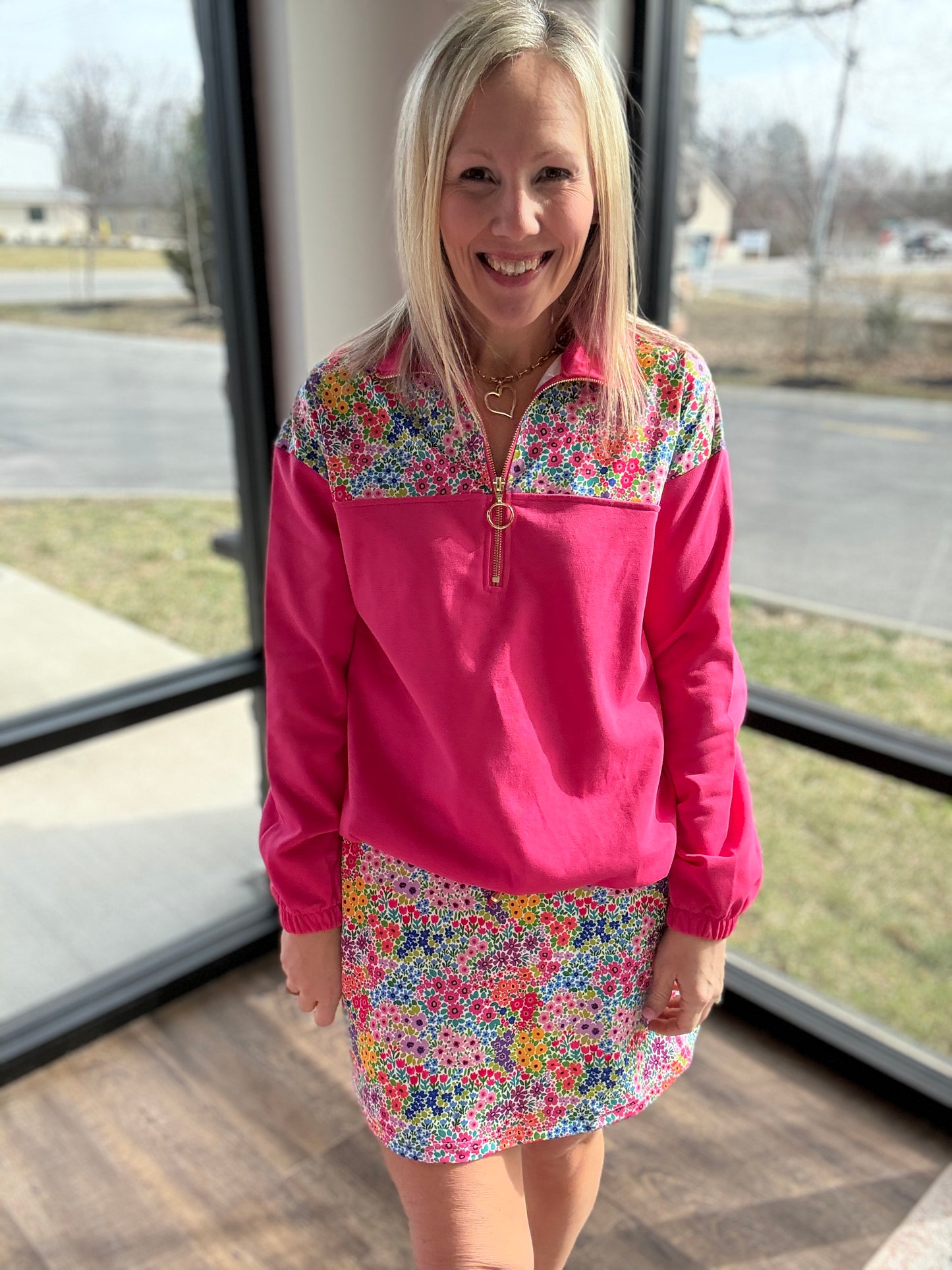 Mia Pullover- Falling For Florals