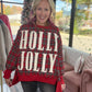 Holly Jolly Cozy Sweatshirt- Red