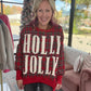 Holly Jolly Cozy Sweatshirt- Red