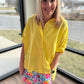 Sutton Button Up- Yellow