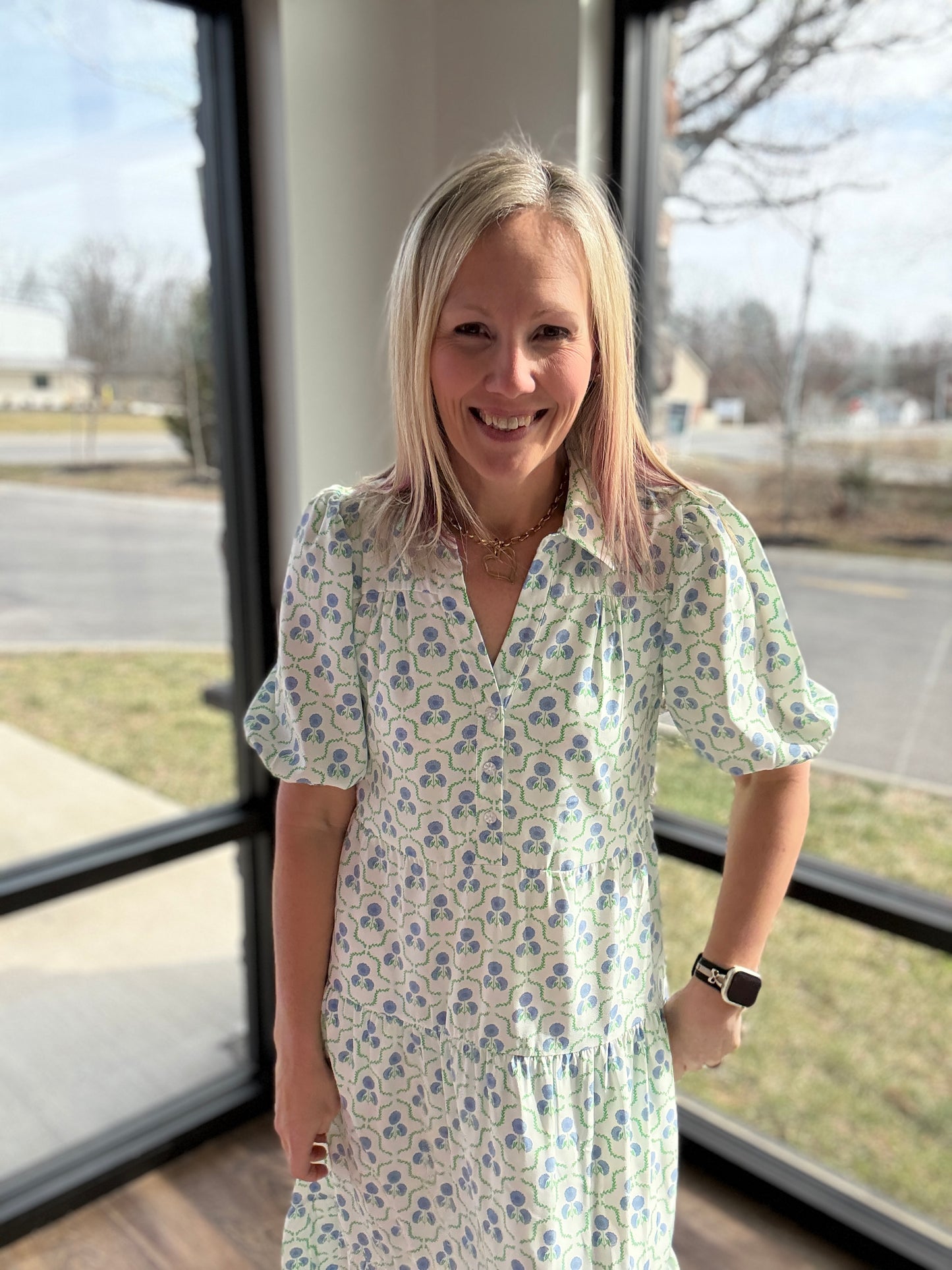 Sweetbriar Lattice Dress