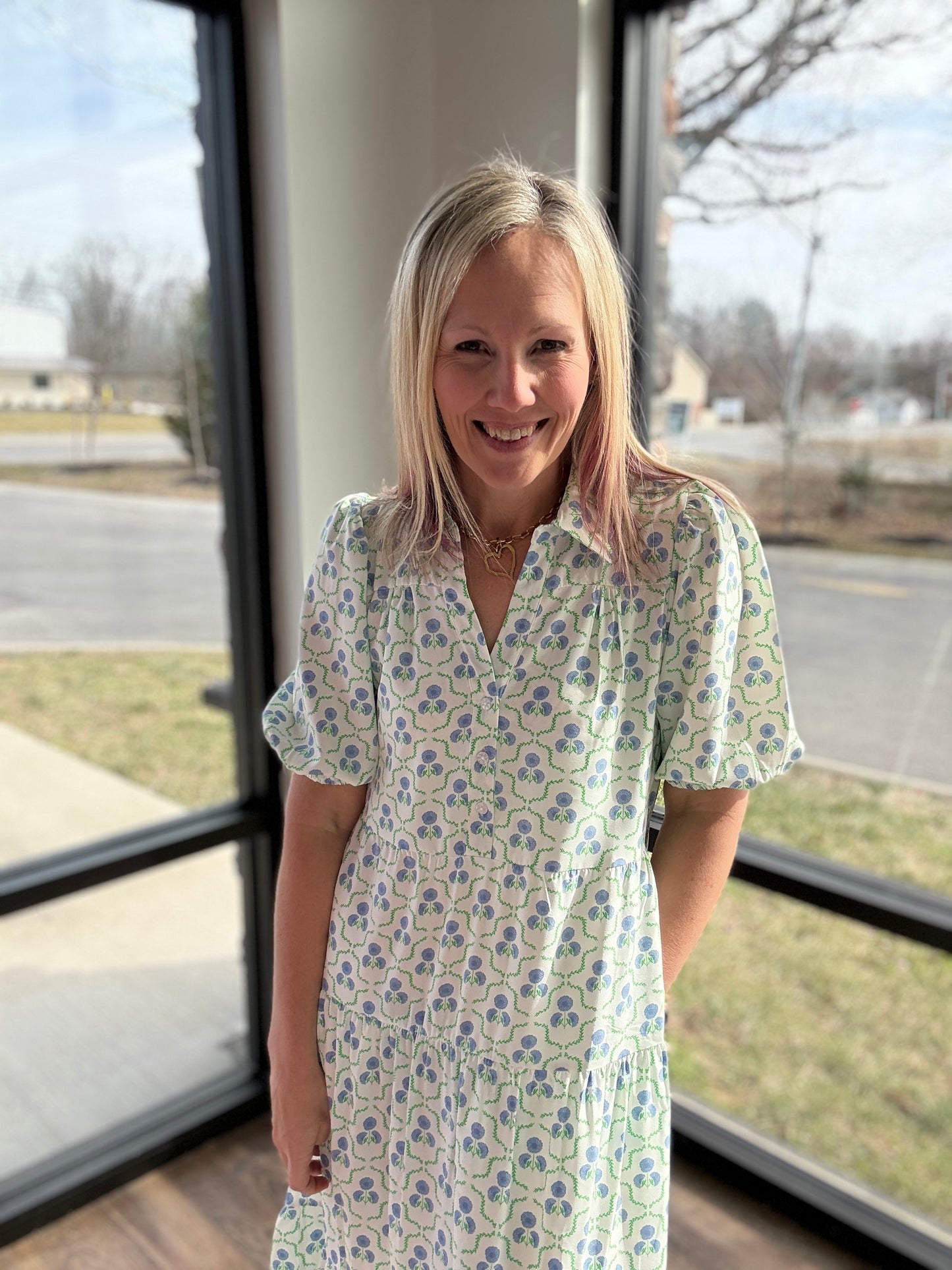 Sweetbriar Lattice Dress