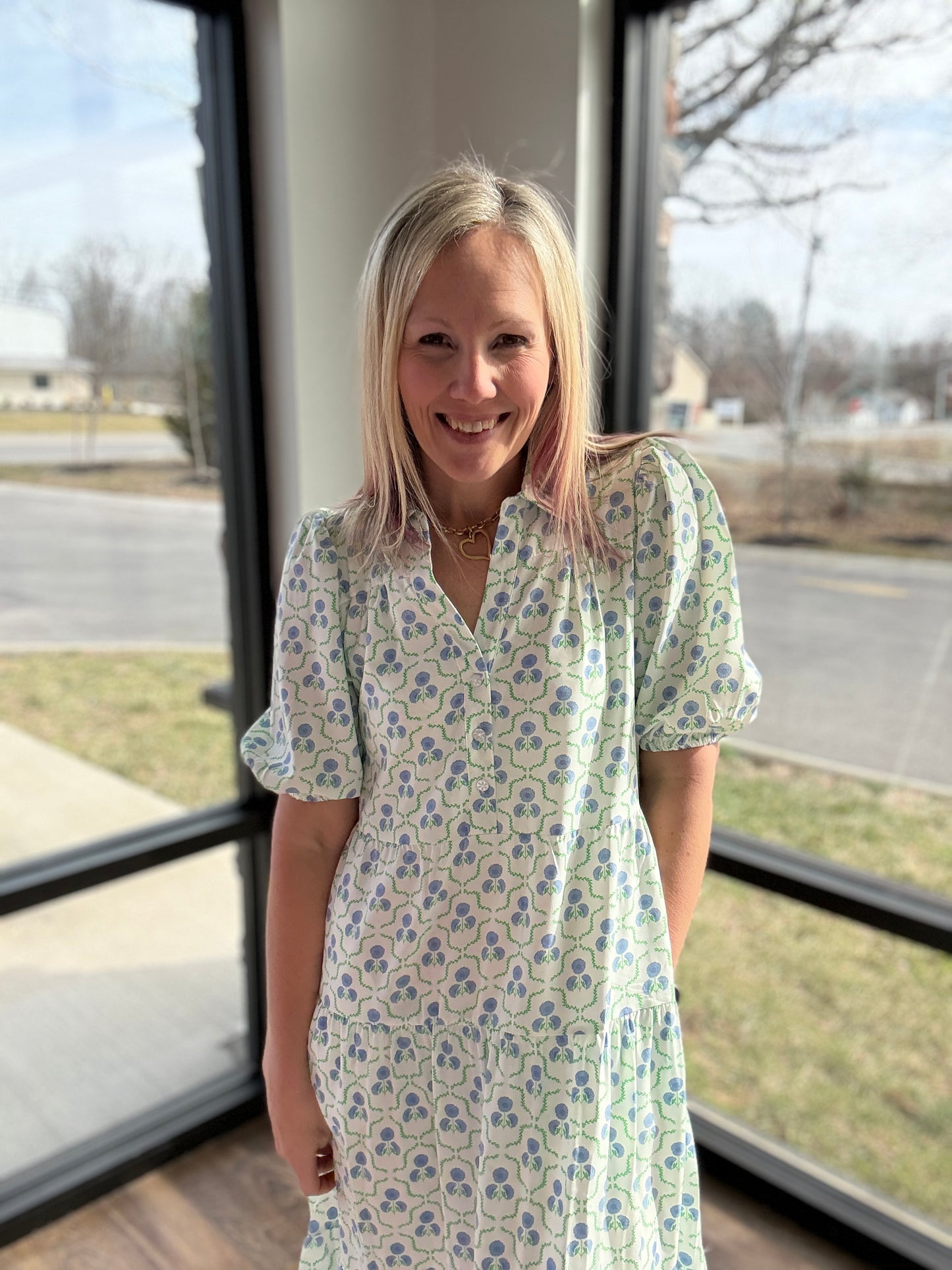 Sweetbriar Lattice Dress
