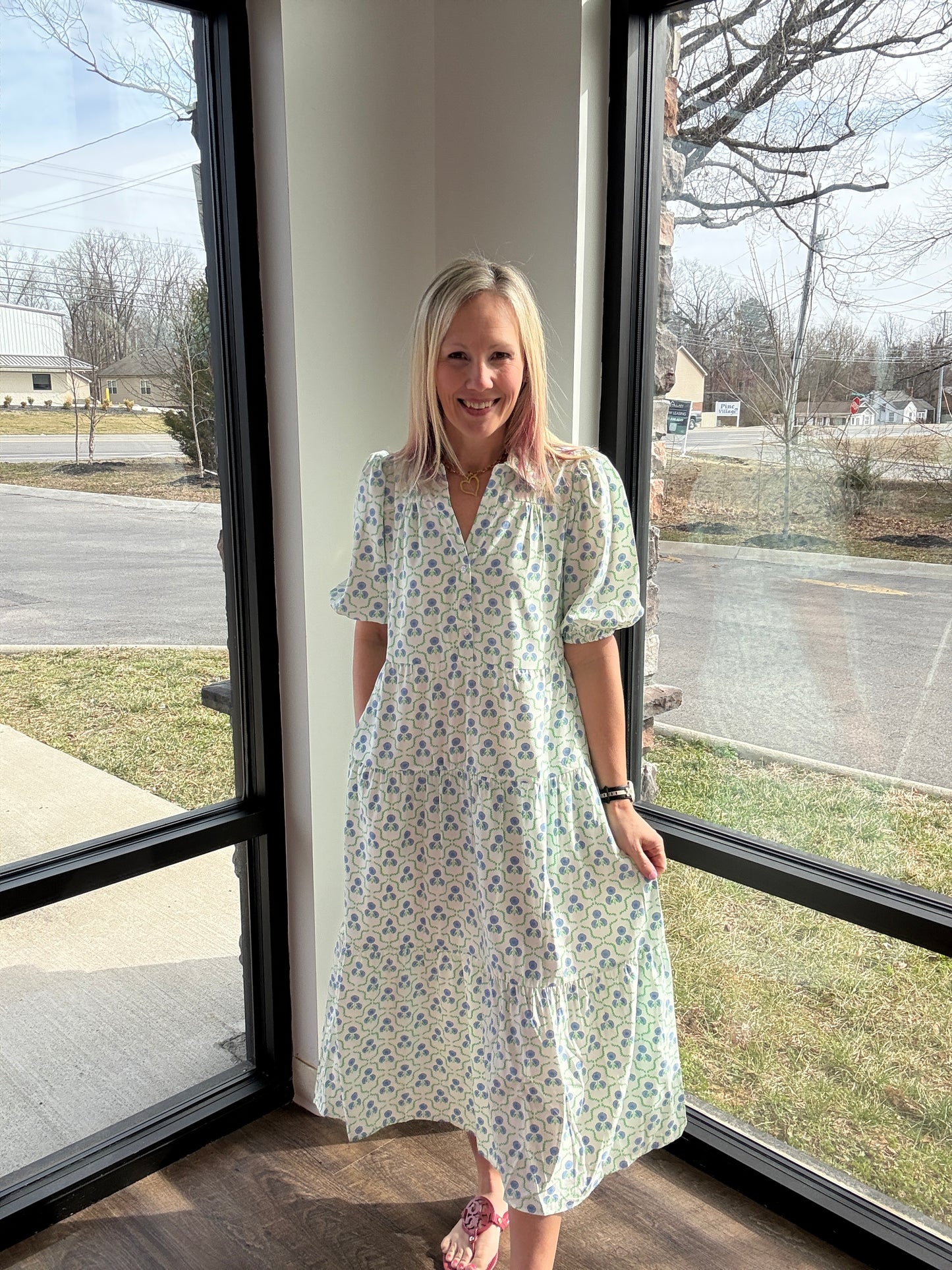 Sweetbriar Lattice Dress