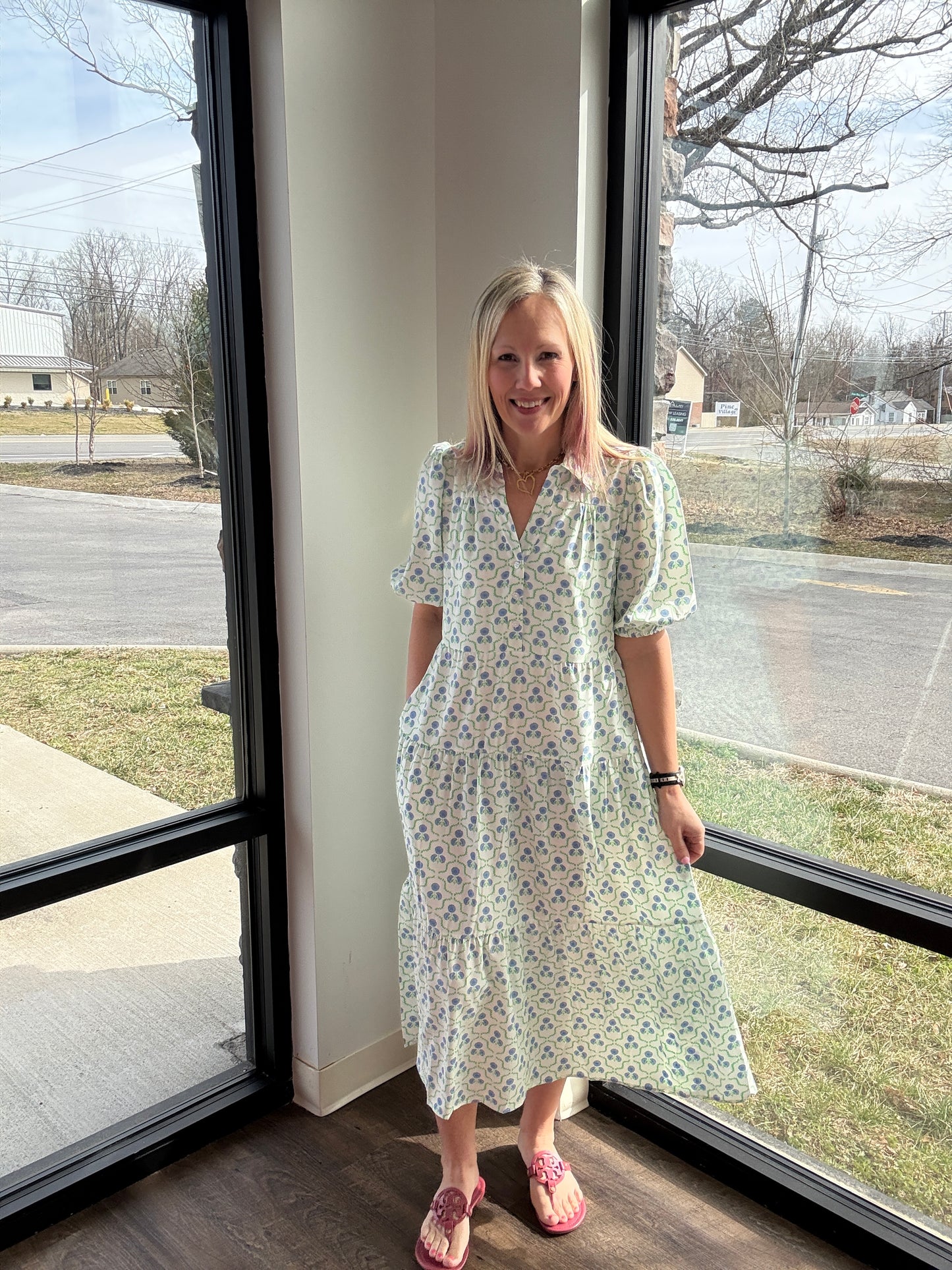 Sweetbriar Lattice Dress