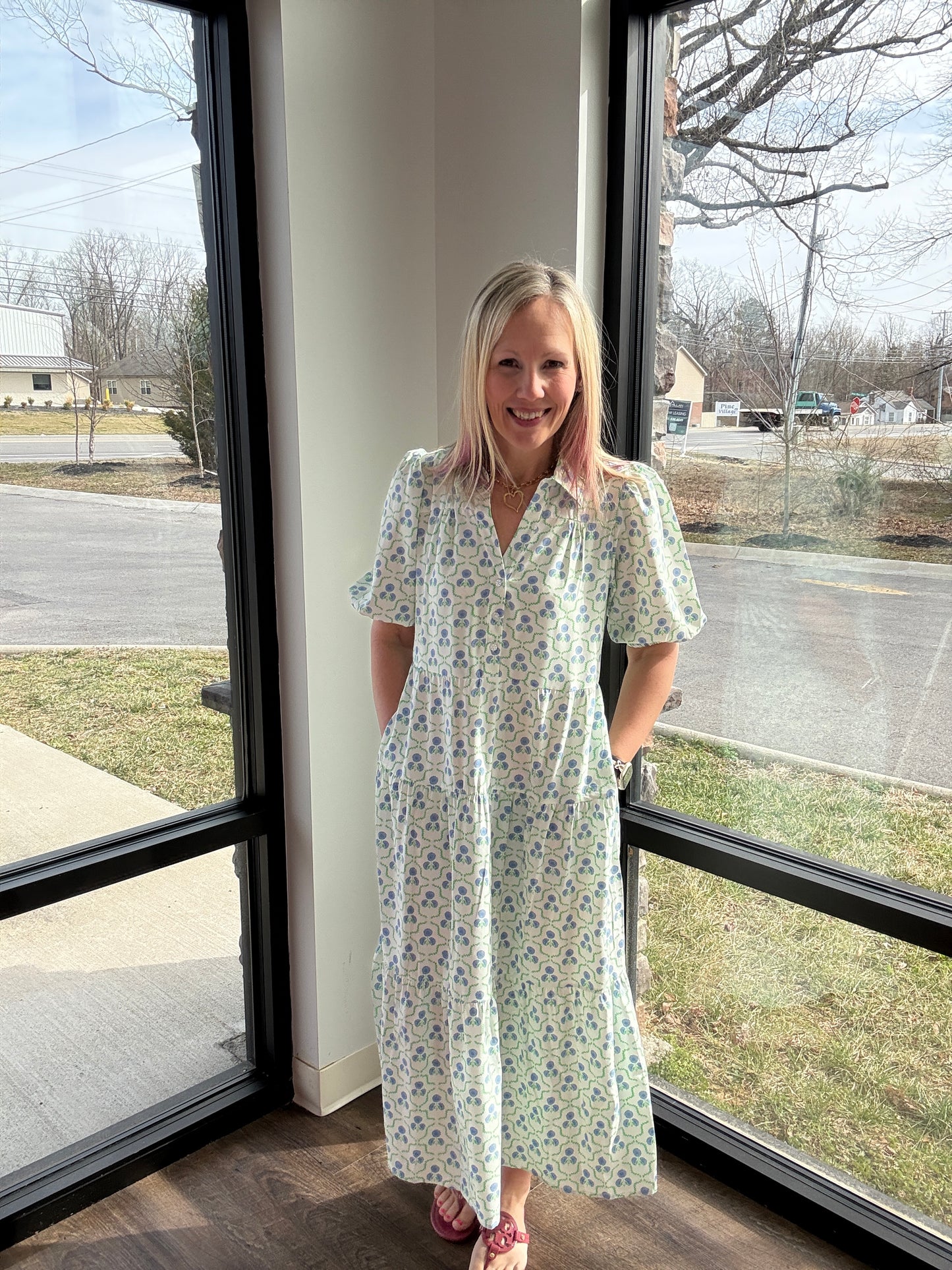 Sweetbriar Lattice Dress