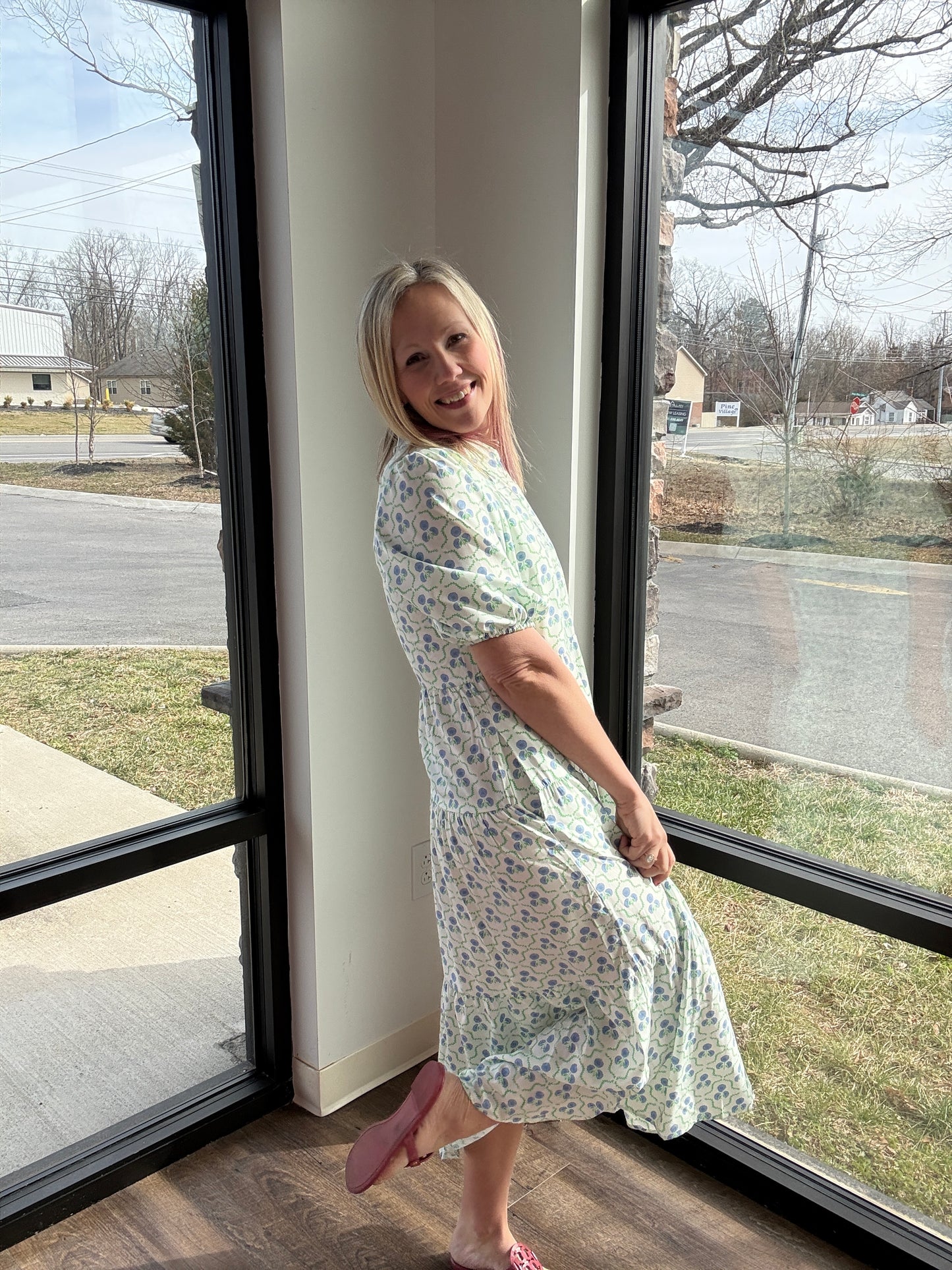 Sweetbriar Lattice Dress