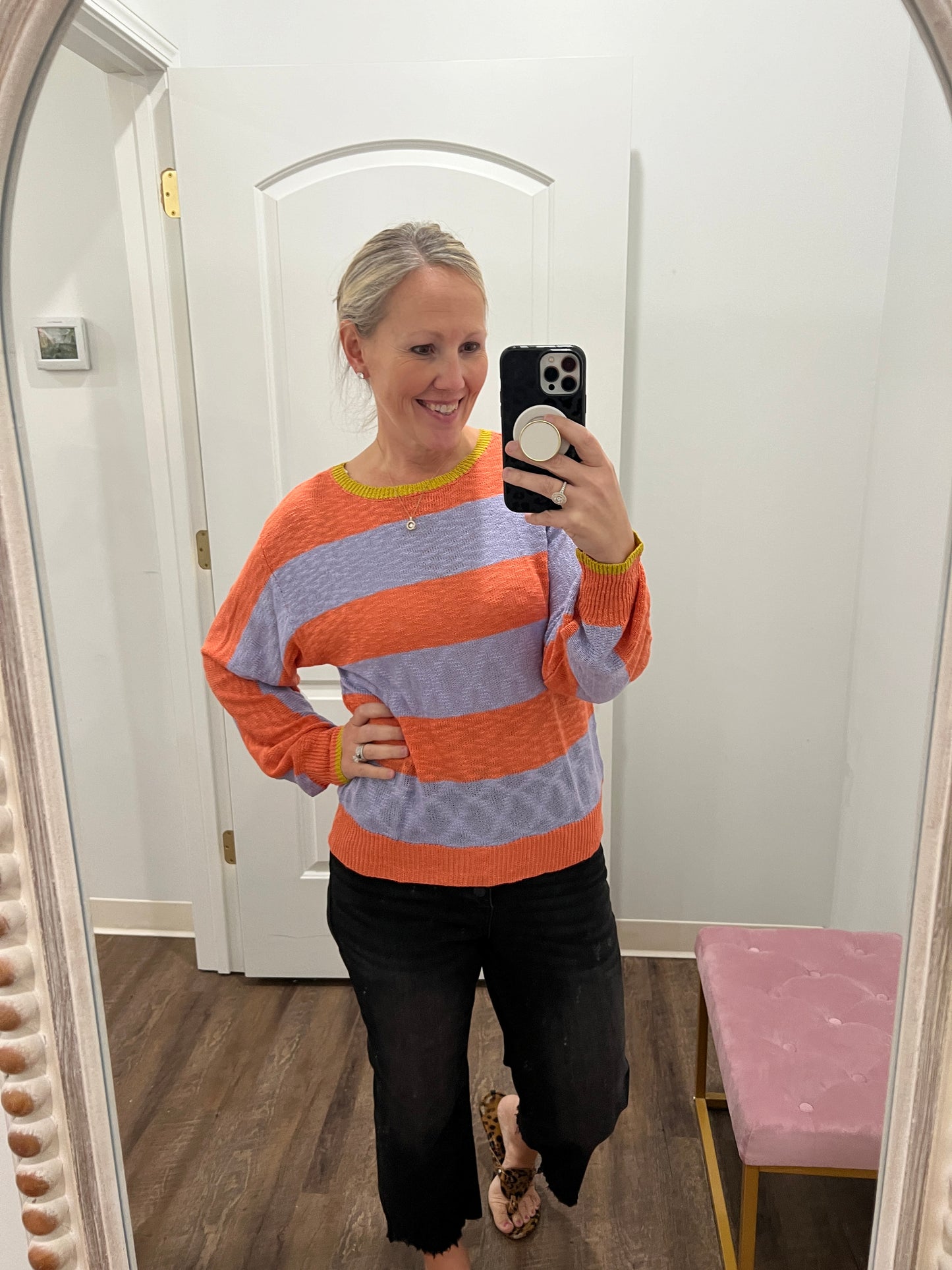 Elana Striped Sweater