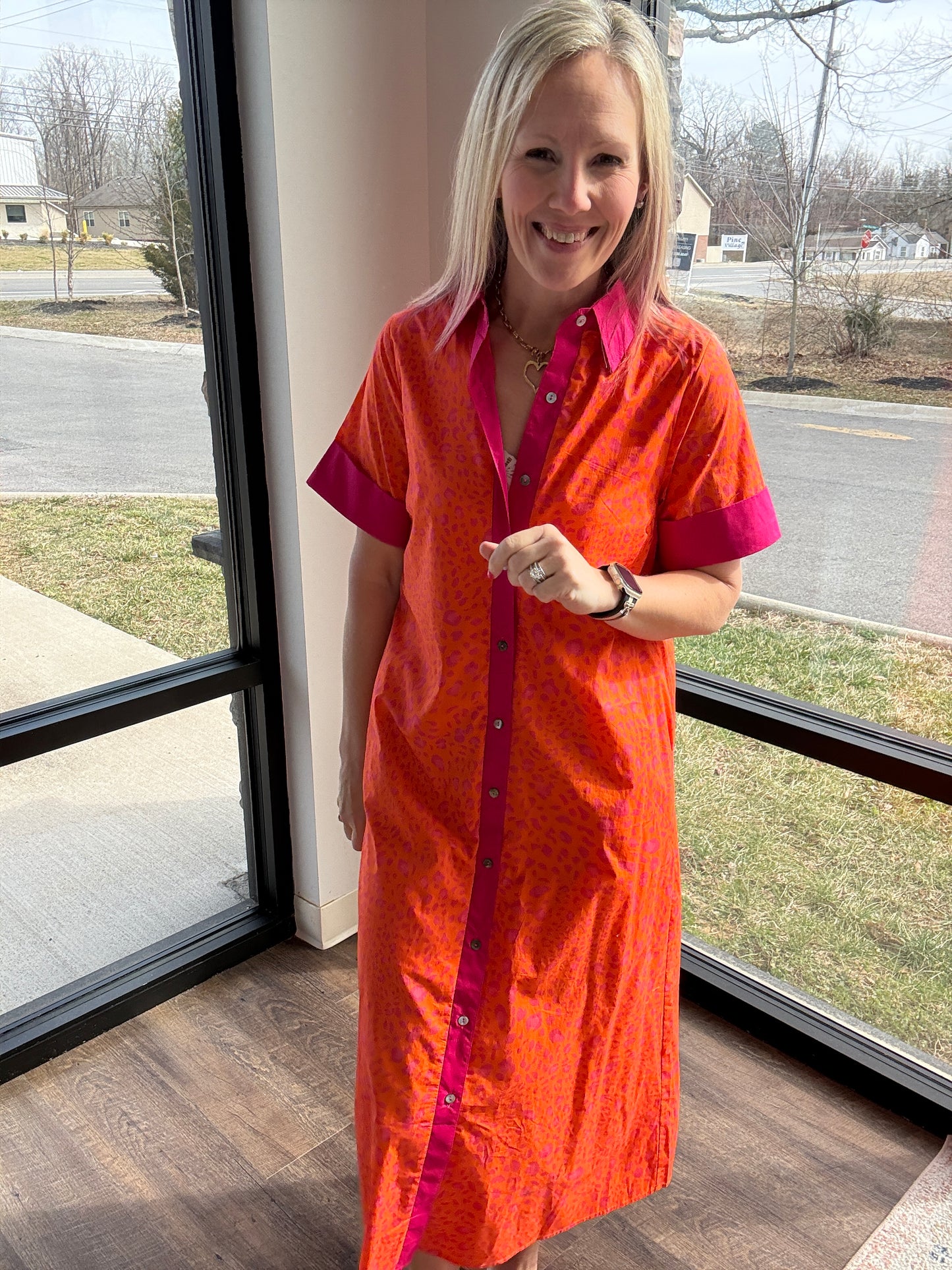 Sunset Safari Midi Dress