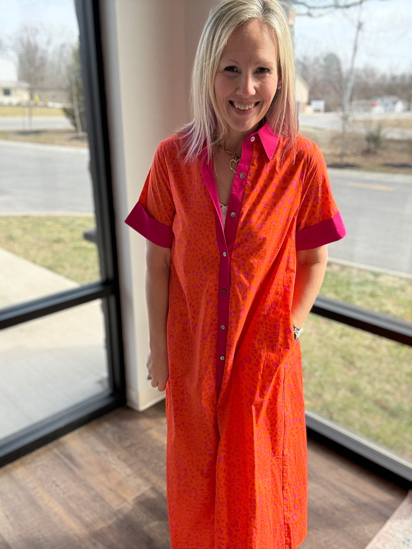 Sunset Safari Midi Dress