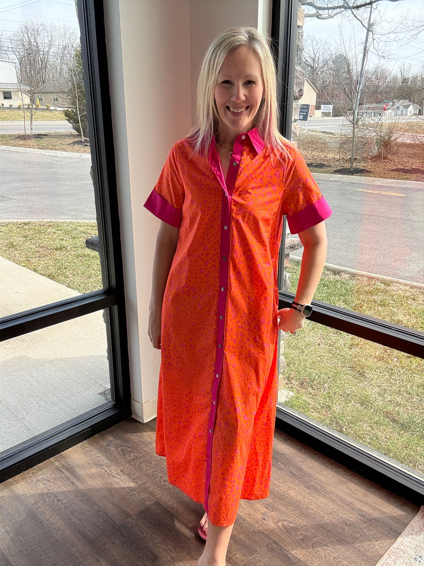 Sunset Safari Midi Dress
