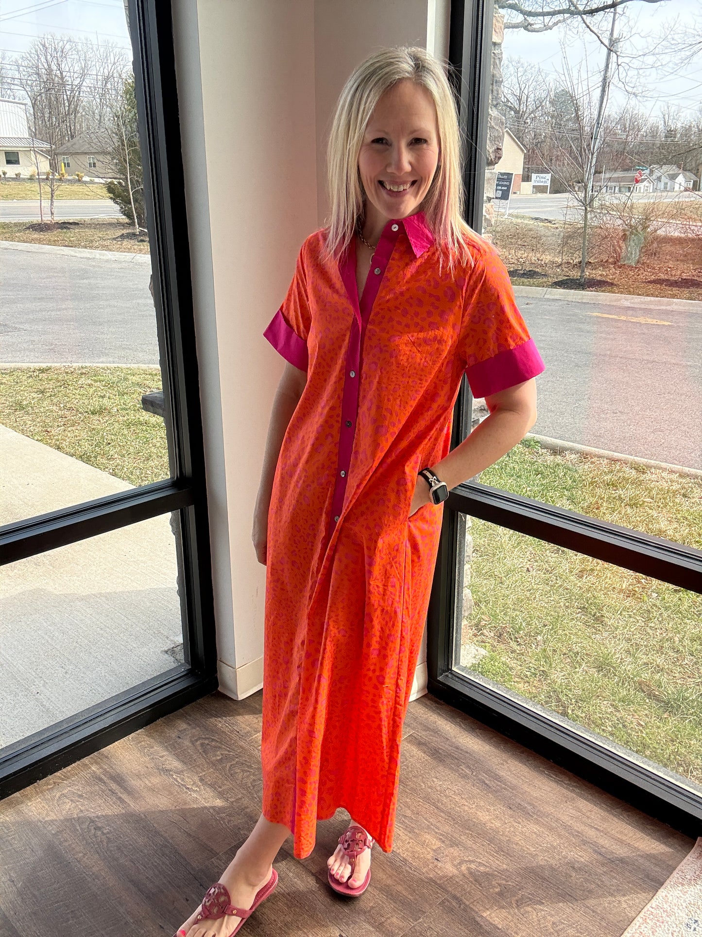 Sunset Safari Midi Dress