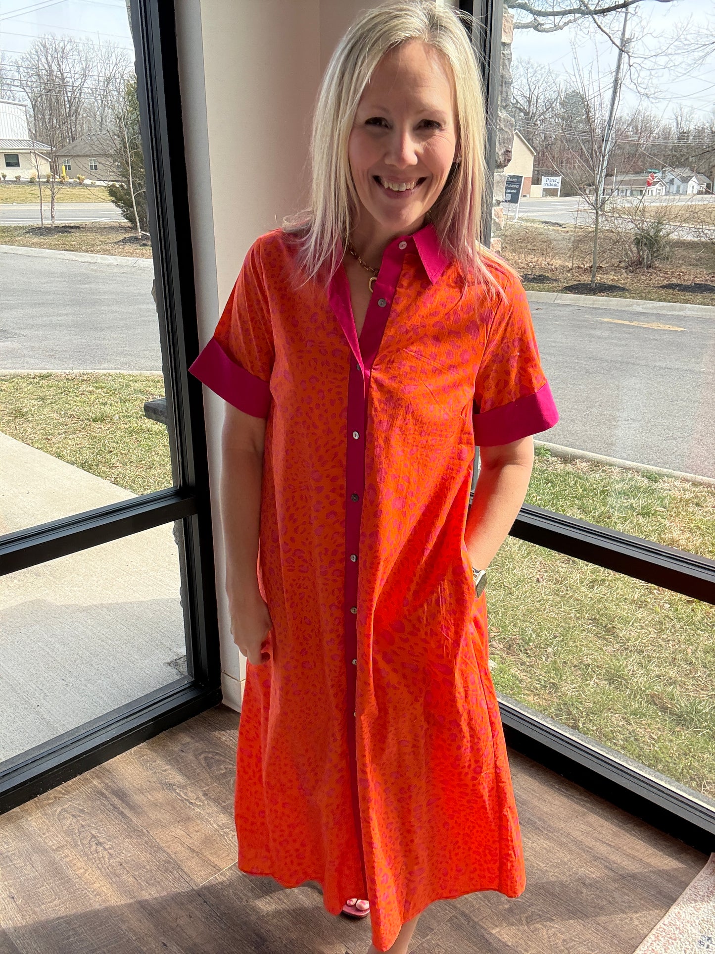 Sunset Safari Midi Dress