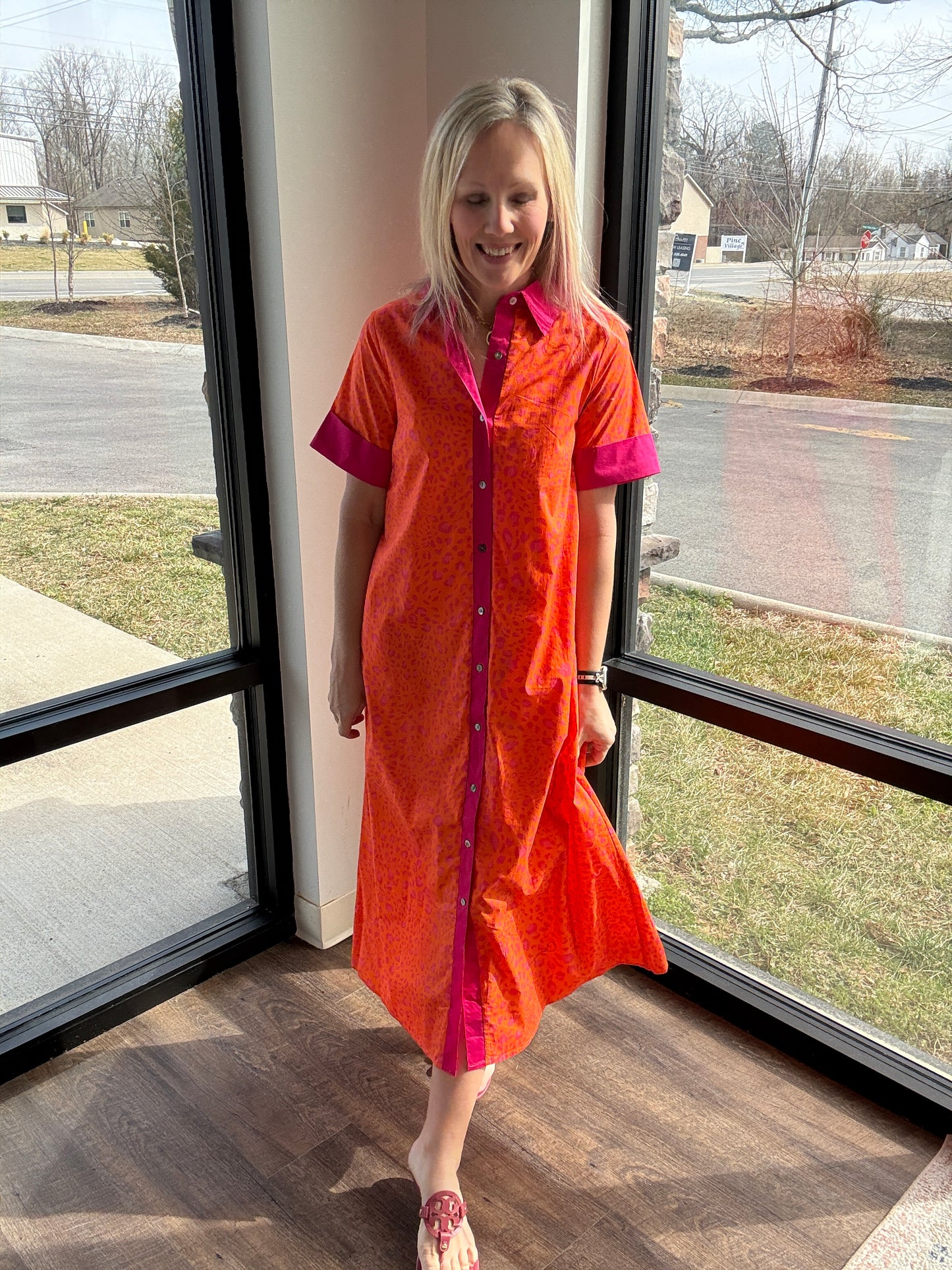 Sunset Safari Midi Dress