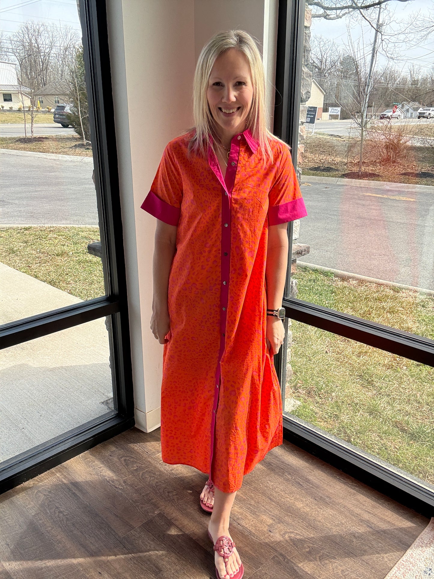 Sunset Safari Midi Dress