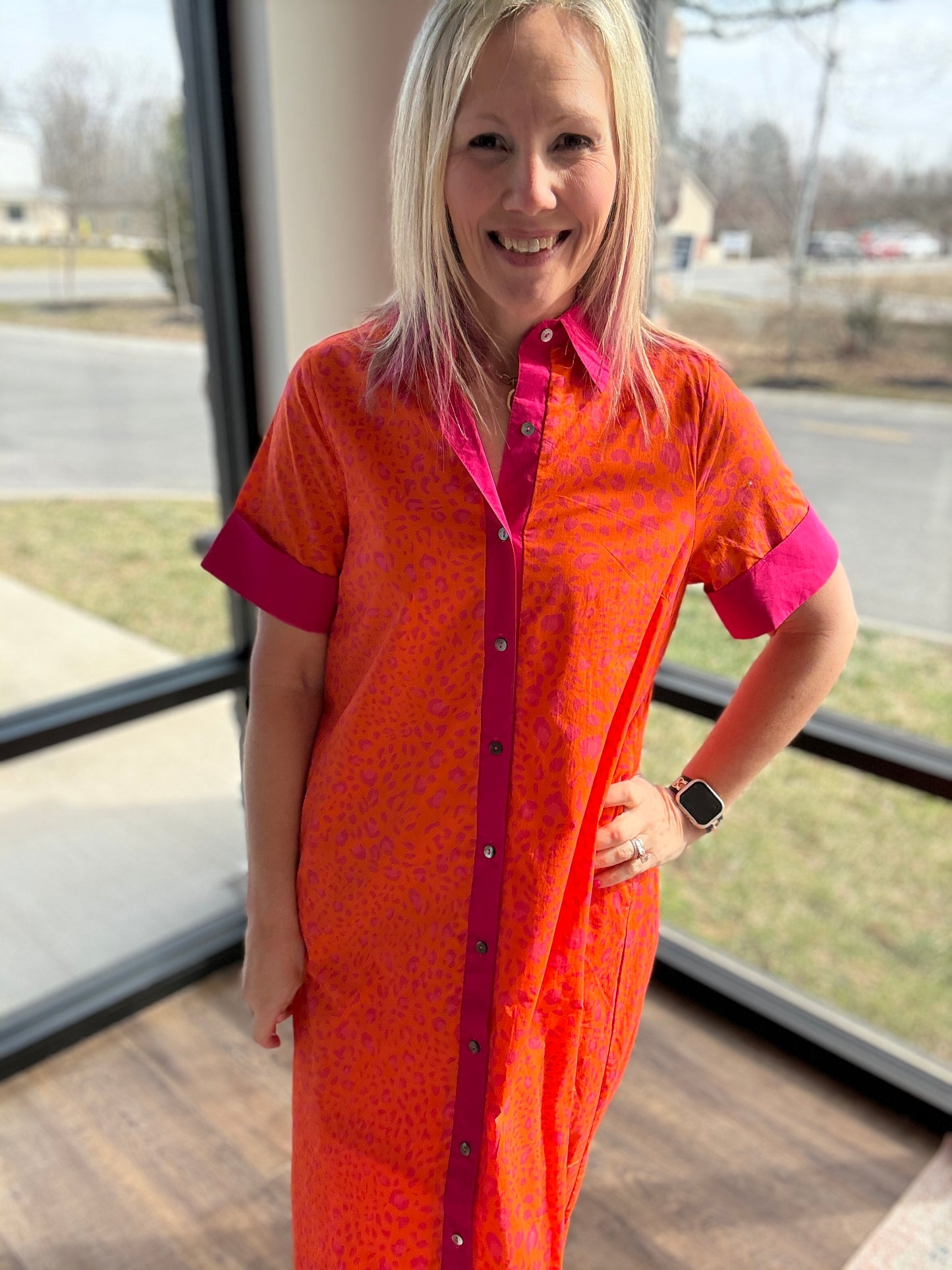 Sunset Safari Midi Dress