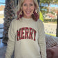 Plaid & Precious Merry Sweatshirt