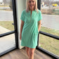 Spearmint Zip Dress