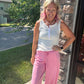 Cloudline Bubble Joggers-Pink