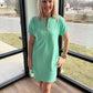 Spearmint Zip Dress