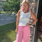 Cloudline Bubble Joggers-Pink