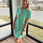 Spearmint Zip Dress