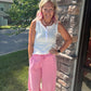 Cloudline Bubble Joggers-Pink