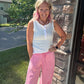 Cloudline Bubble Joggers-Pink