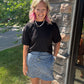 Paisley Perfect Denim Skort