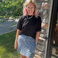 Paisley Perfect Denim Skort