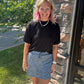 Paisley Perfect Denim Skort