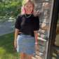 Paisley Perfect Denim Skort