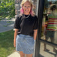 Paisley Perfect Denim Skort