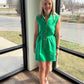 Emerald Scallop Dress