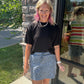 Paisley Perfect Denim Skort