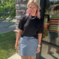 Paisley Perfect Denim Skort