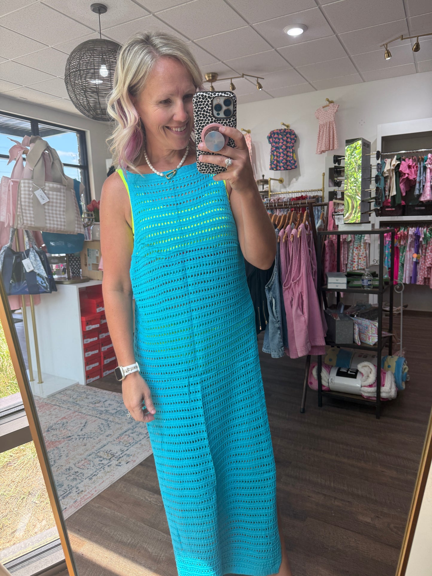 Beach Dress Coverup- Blue